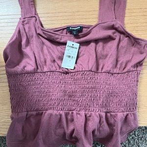 Women’s Express cropped tank